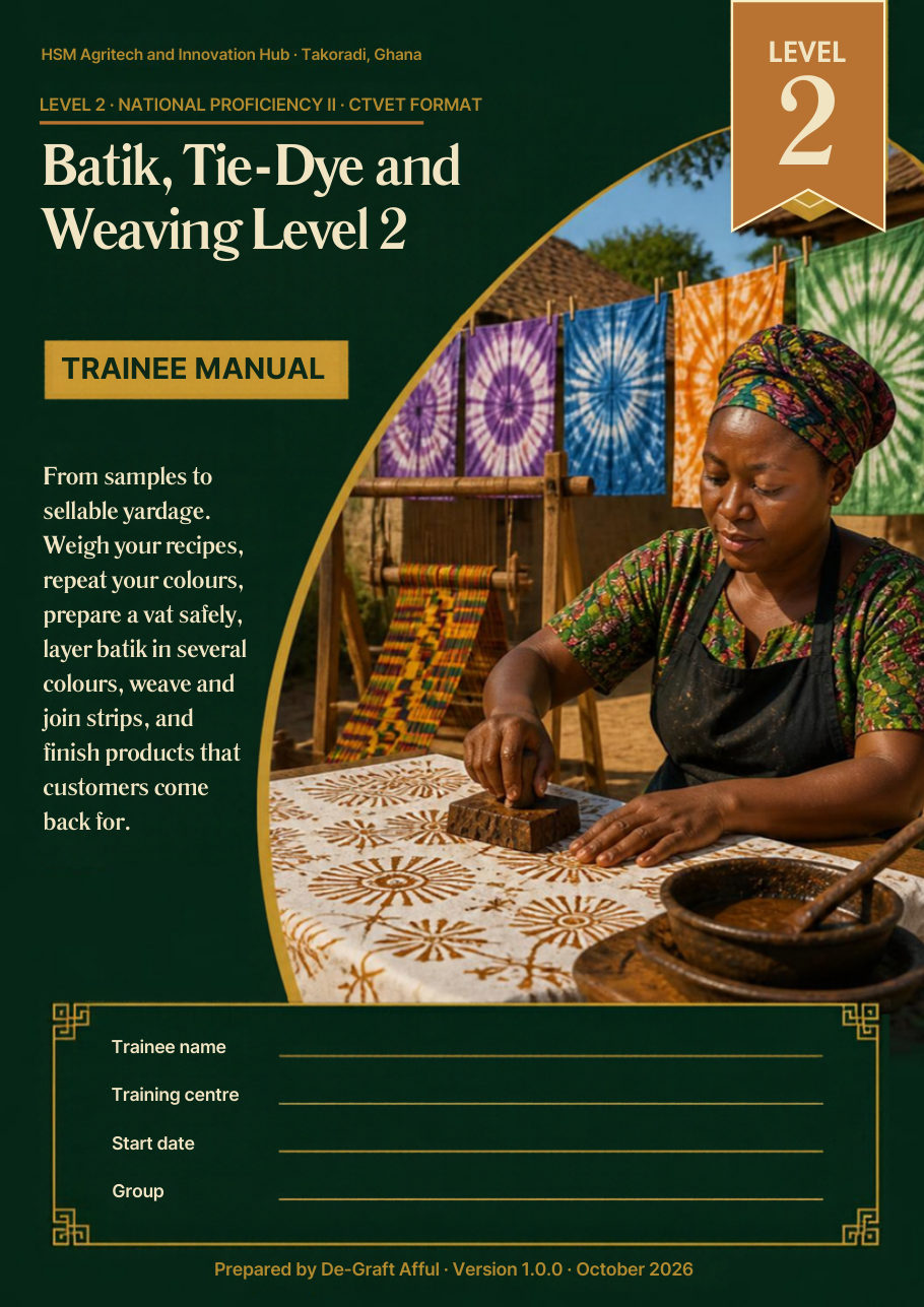 Cover of Batik, Tie-Dye and Weaving Level 2