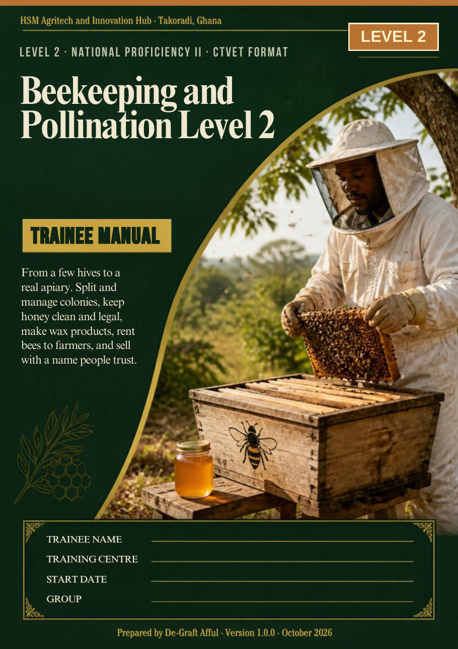 Cover of Beekeeping and Pollination Level 2
