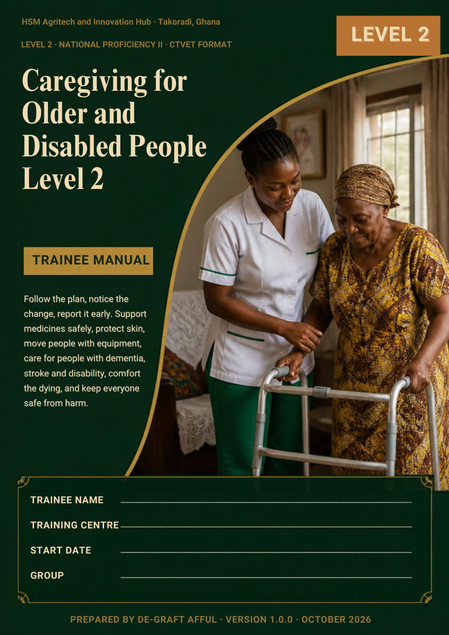 Cover of Caregiving for Older and Disabled People Level 2