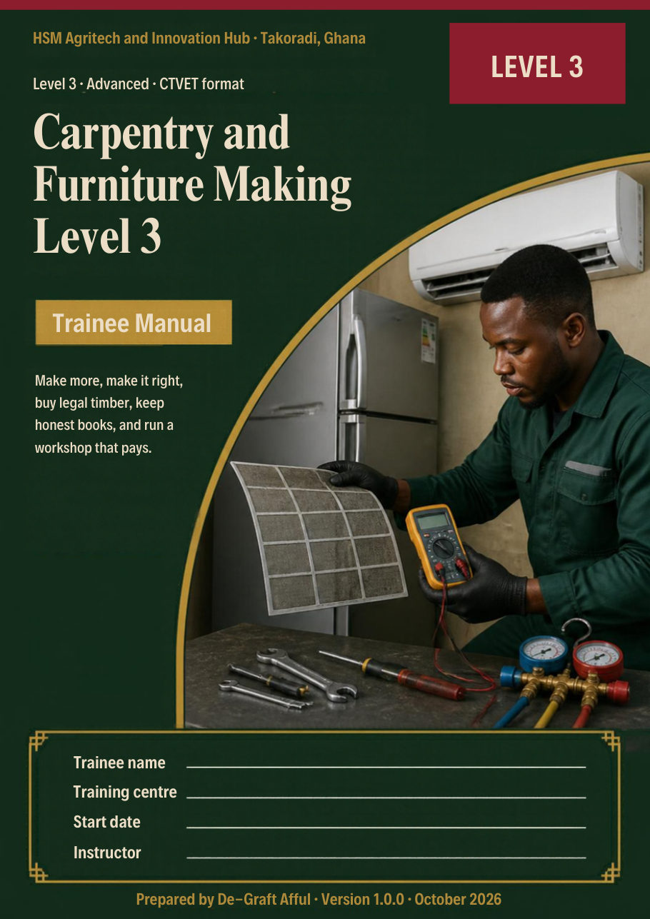 Cover of Carpentry and Furniture Making Level 3