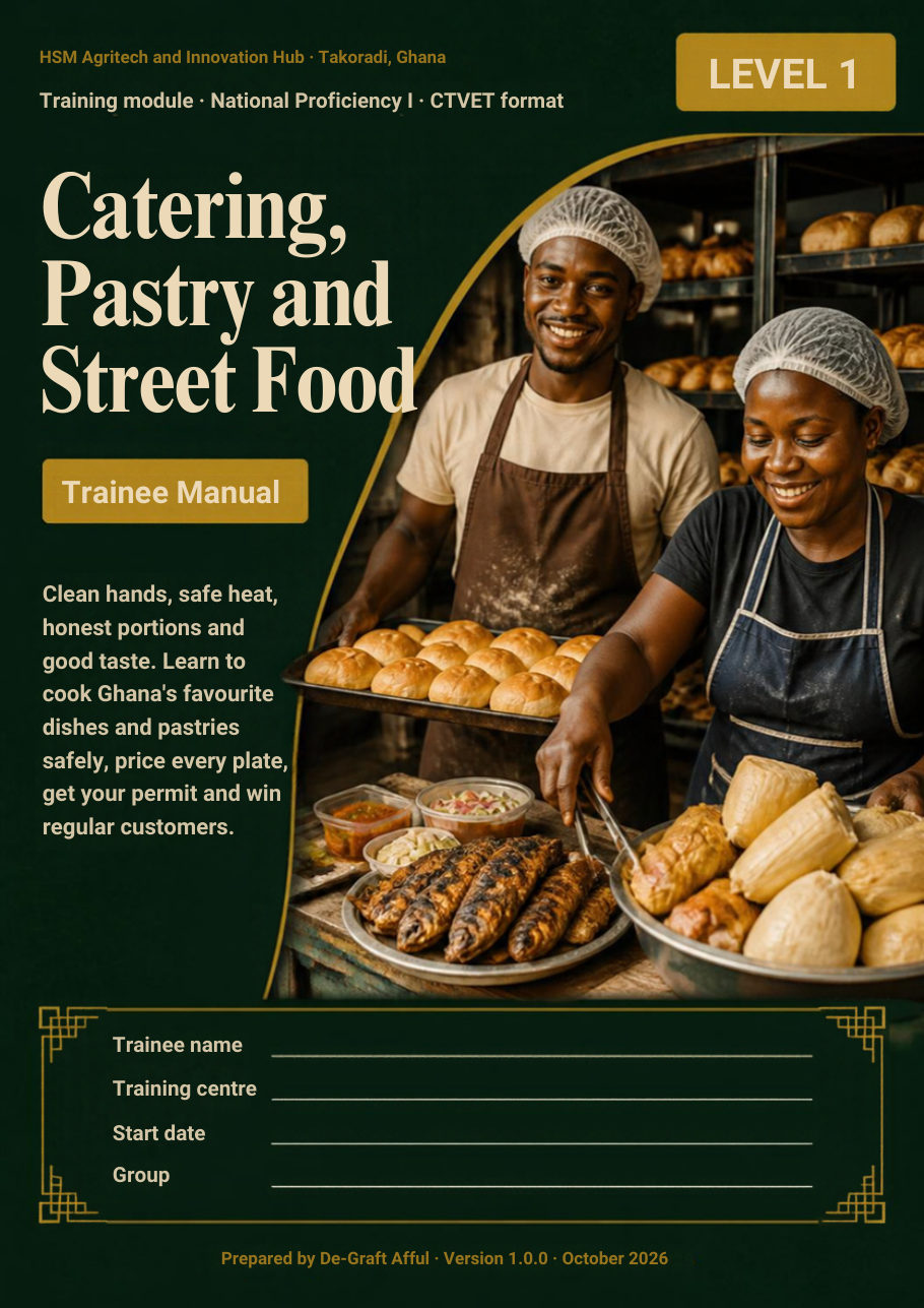 Cover of Catering, Pastry and Street Food