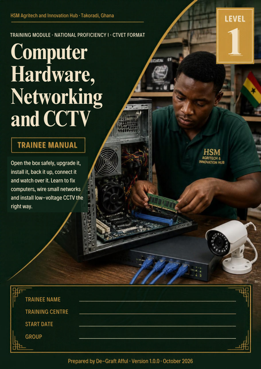 Cover of Computer Hardware, Networking and CCTV