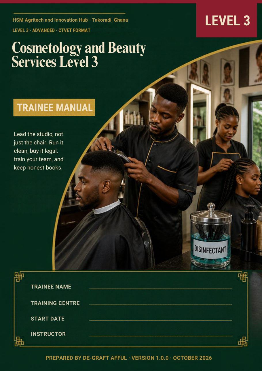 Cover of Cosmetology and Beauty Services Level 3