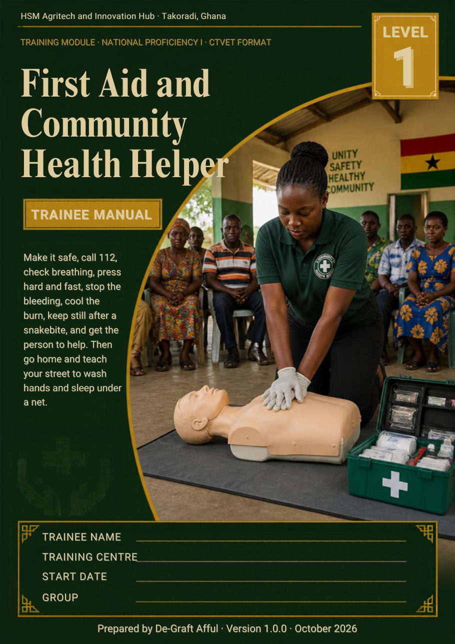 Cover of First Aid and Community Health Helper