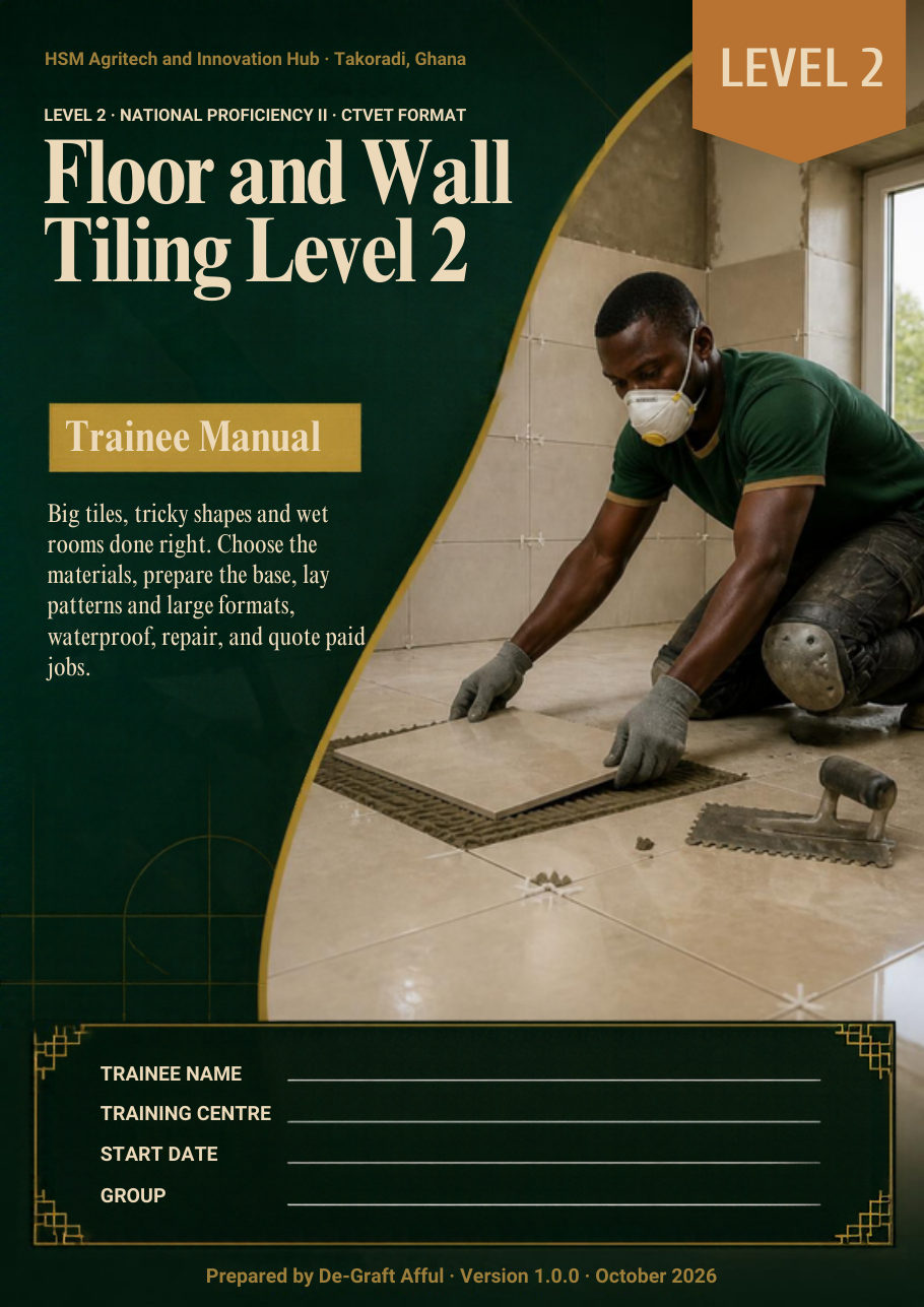 Cover of Floor and Wall Tiling Level 2