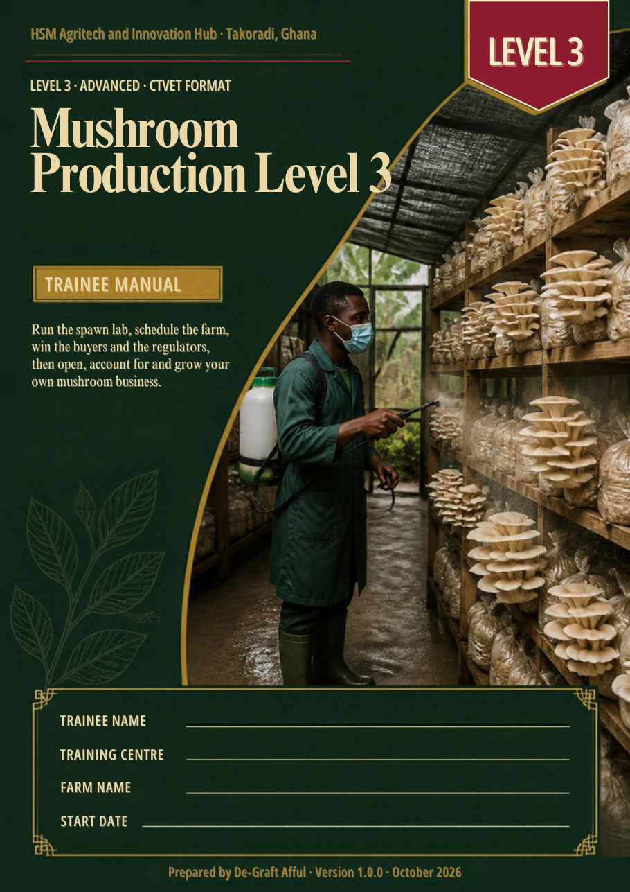Cover of Mushroom Production Level 3