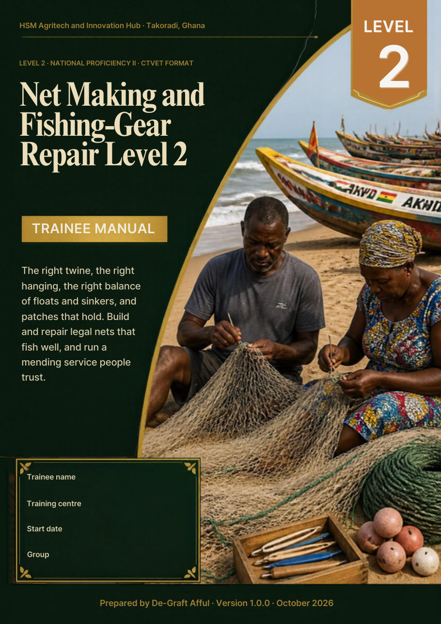 Cover of Net Making and Fishing-Gear Repair Level 2