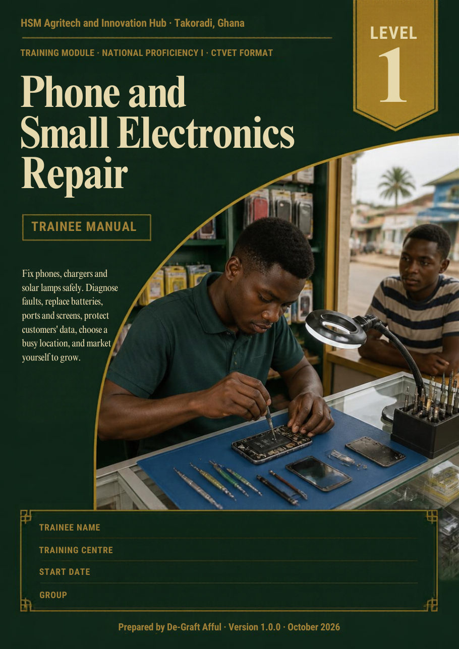 Cover of Phone and Small Electronics Repair