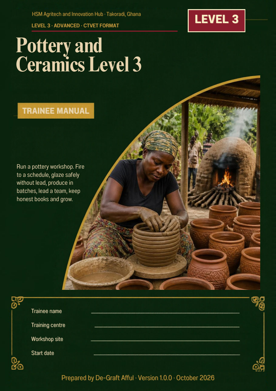 Cover of Pottery and Ceramics Level 3
