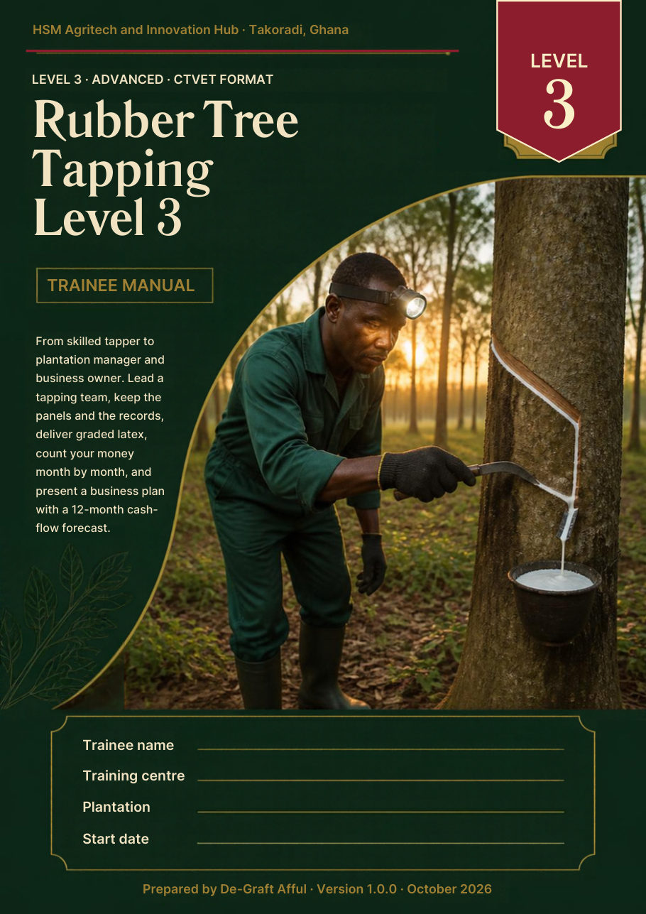 Cover of Rubber Tree Tapping Level 3
