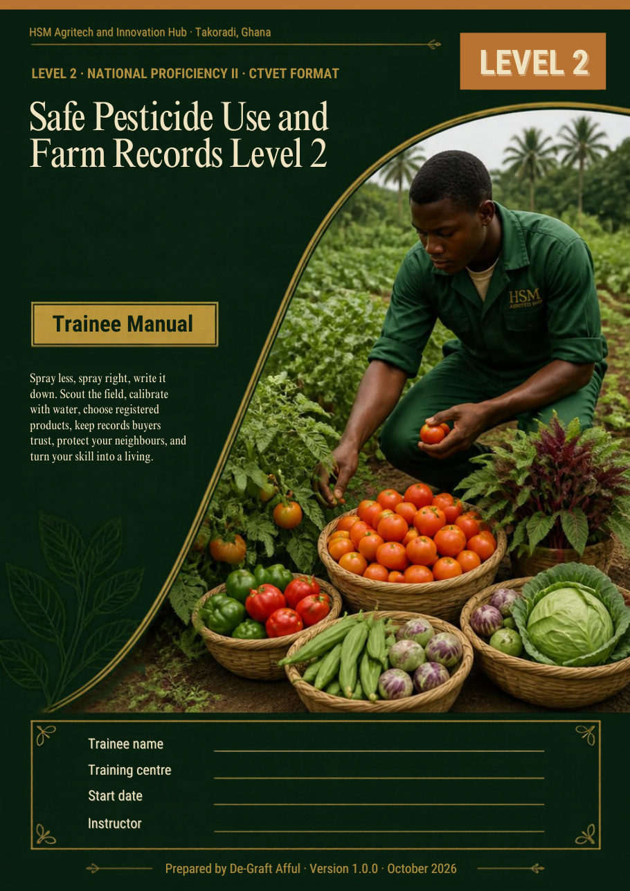 Cover of Safe Pesticide Use and Farm Records Level 2