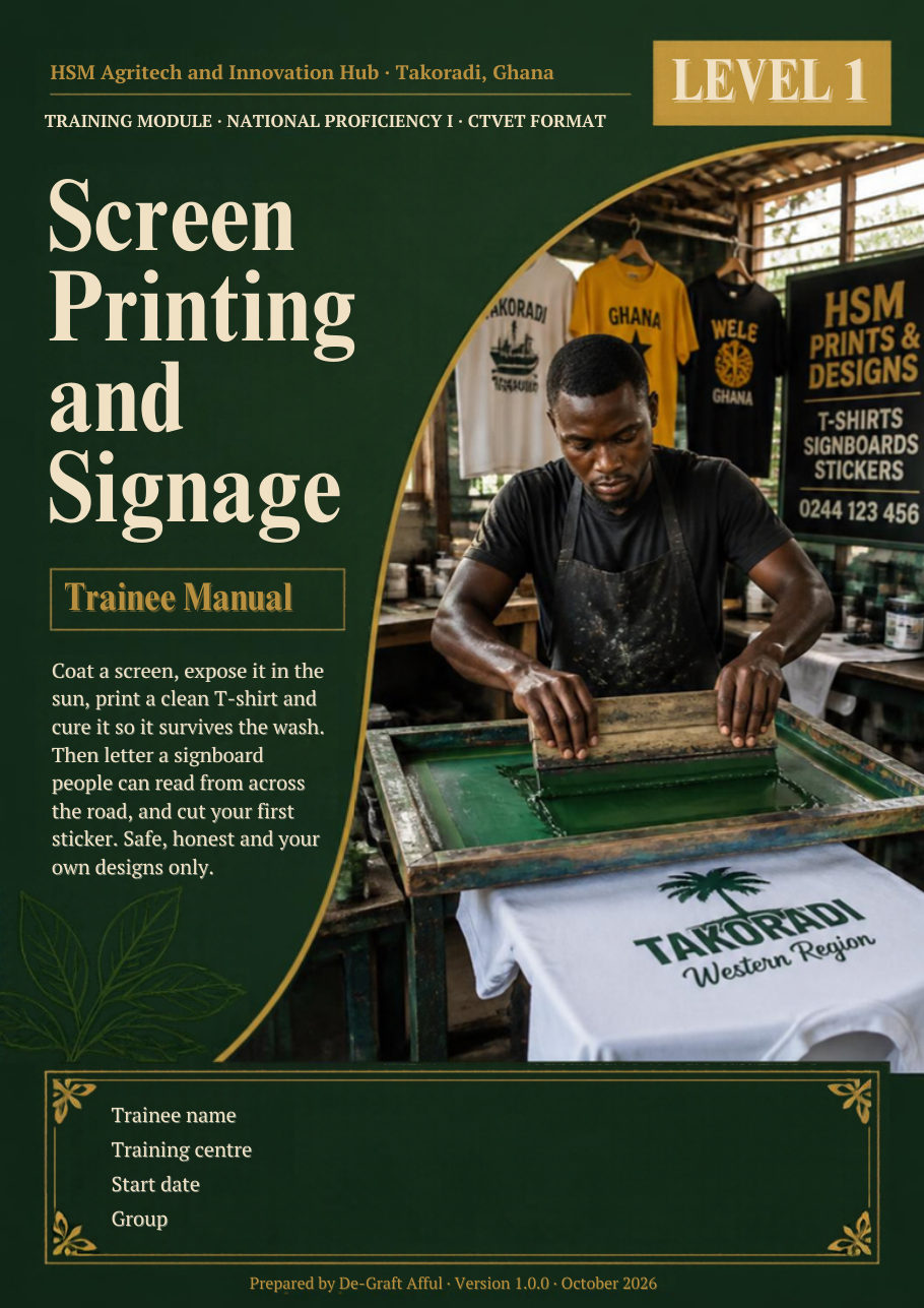 Cover of Screen Printing and Signage