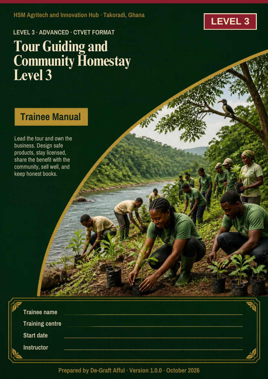 Cover of Tour Guiding and Community Homestay Level 3