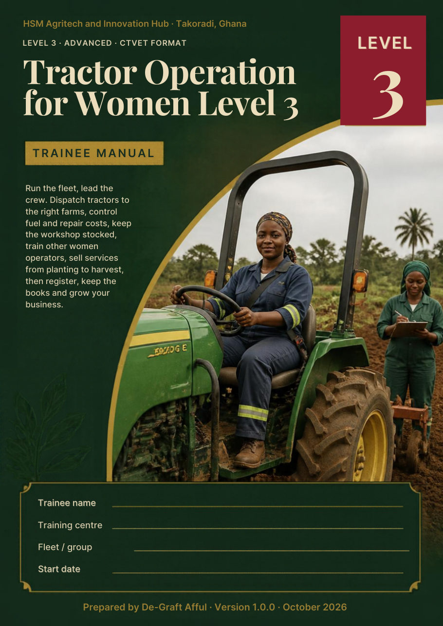 Cover of Tractor Operation for Women Level 3