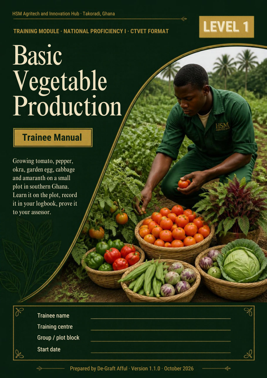 Cover of Basic Vegetable Production
